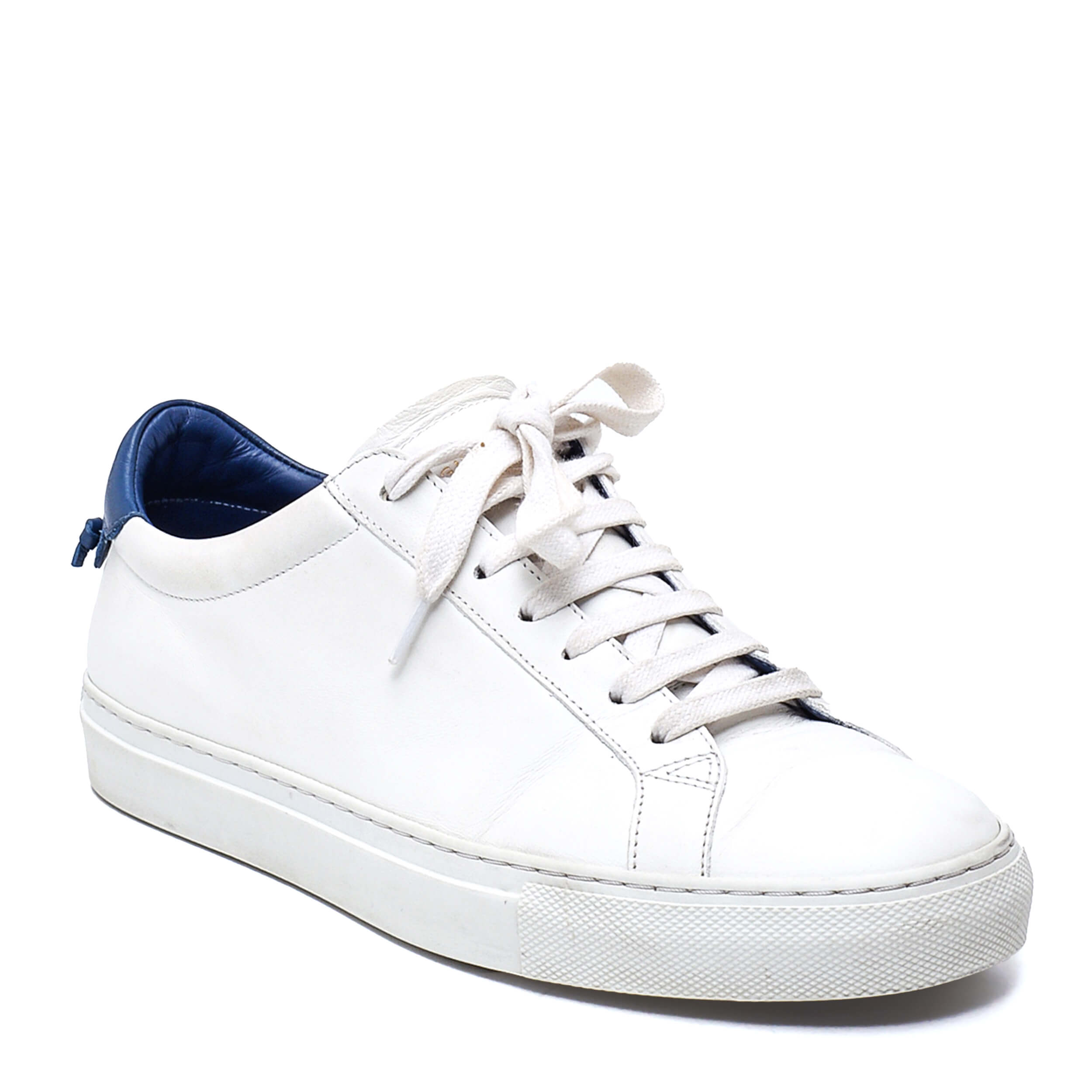 Givenchy - White Leather Logo Lace Sneakers